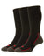 HJ Hall Long Cotton Comfort Top Work Sock | 3 Pack in Black #colour_black