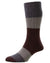 HJ Hall Acacia Chunky Cotton Socks in Steel #colour_steel