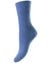 HJ Hall Cashmere Blend Turn Over Top Socks in Blueberry #colour_blueberry
