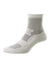 HJ Hall Bamboo Trainer Socks in White #colour_white