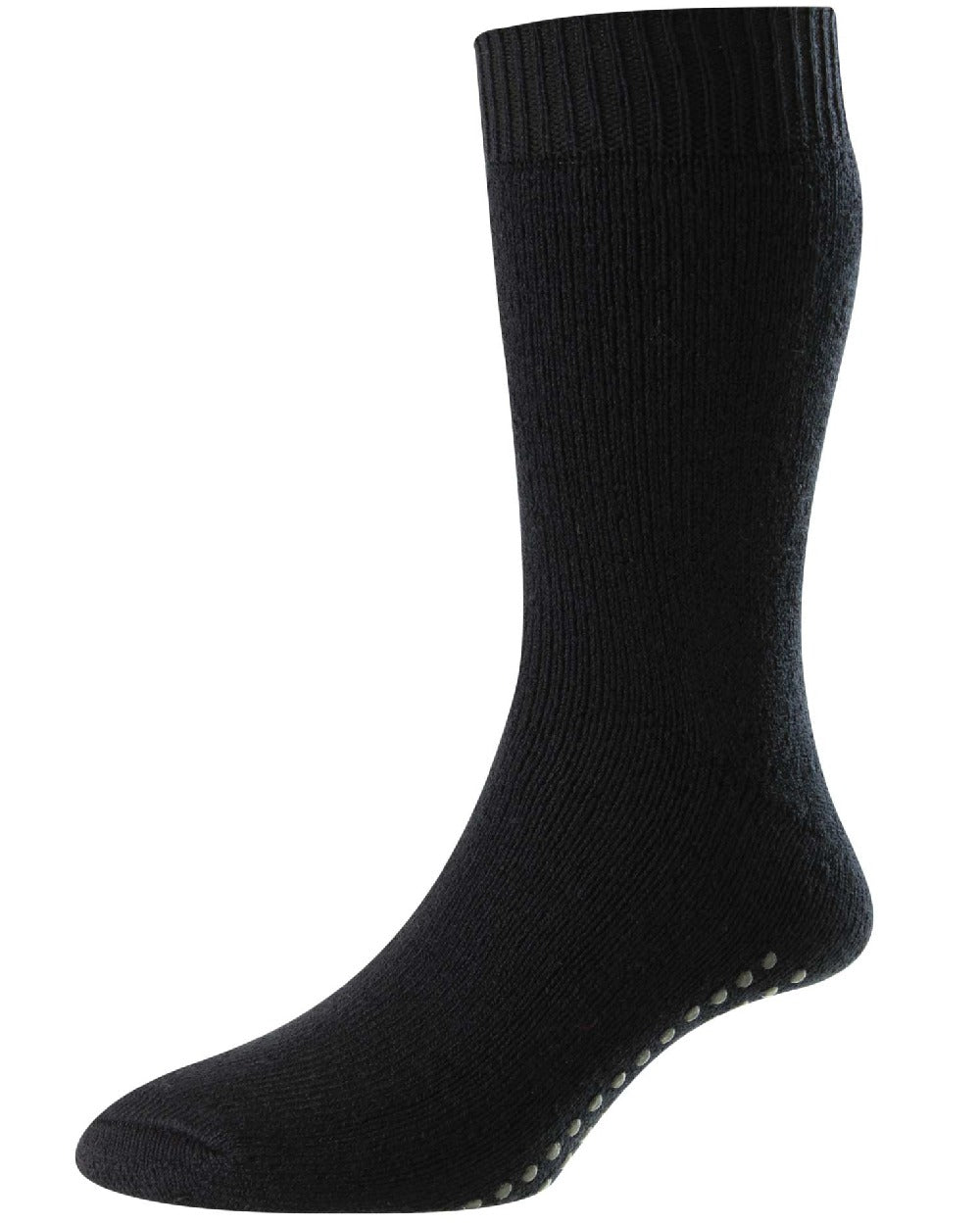 HJ Hall Mens Non Slip Feet Warmers in Navy 