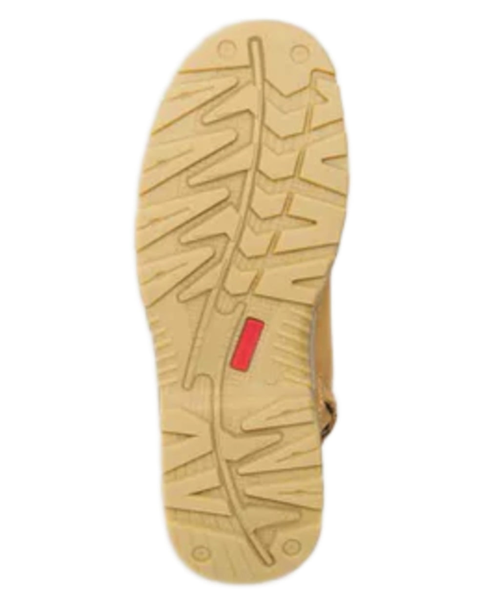 Wheat coloured Hard Yakka Legend S3 Safety Boots on white background 