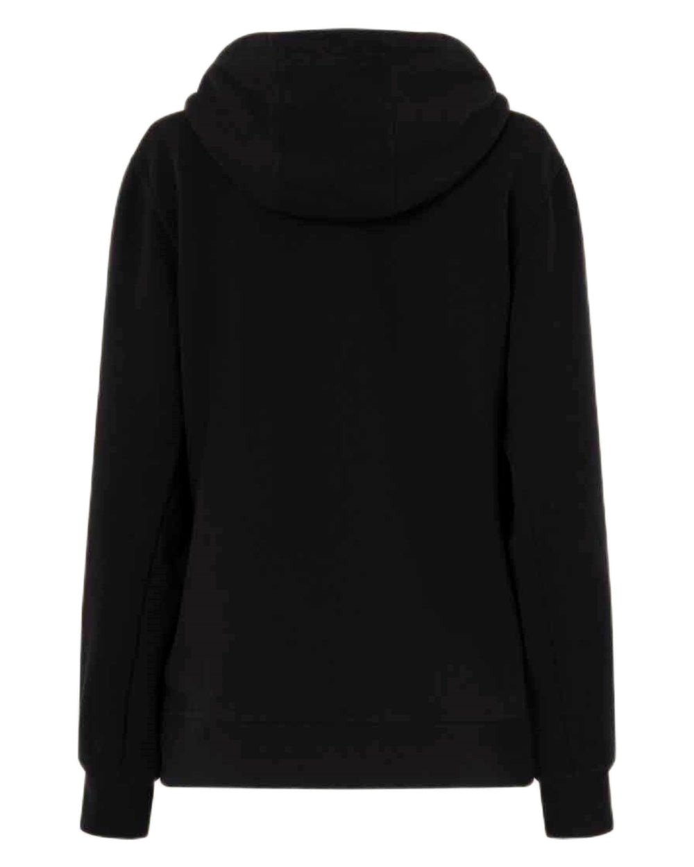 Black coloured Hard Yakka Womens Heritage Icon Hoodie on white background 