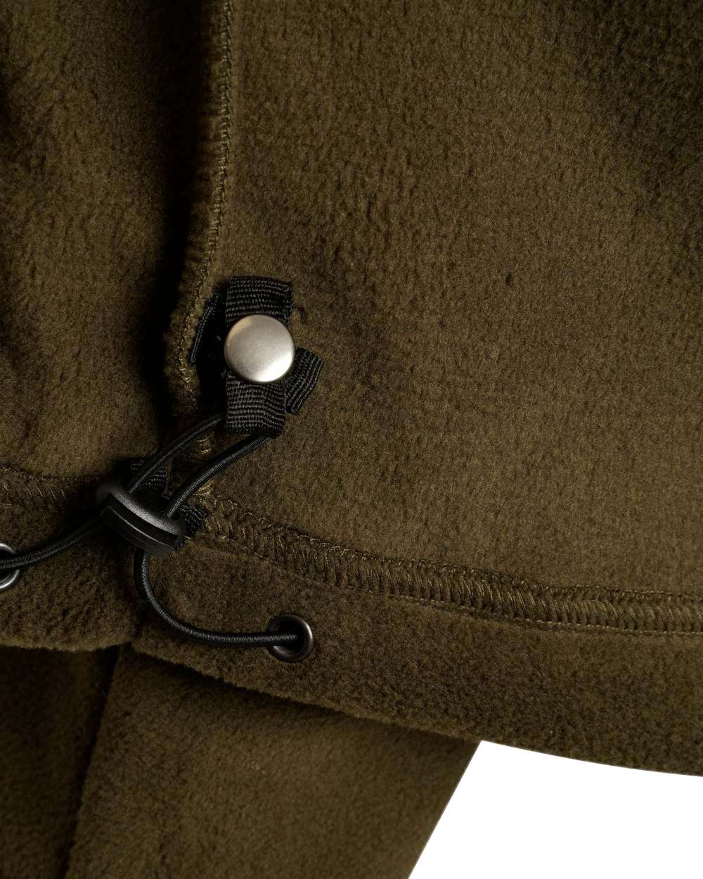 Fern Coloured Harehill Birtles Fleece Jacket on white background 