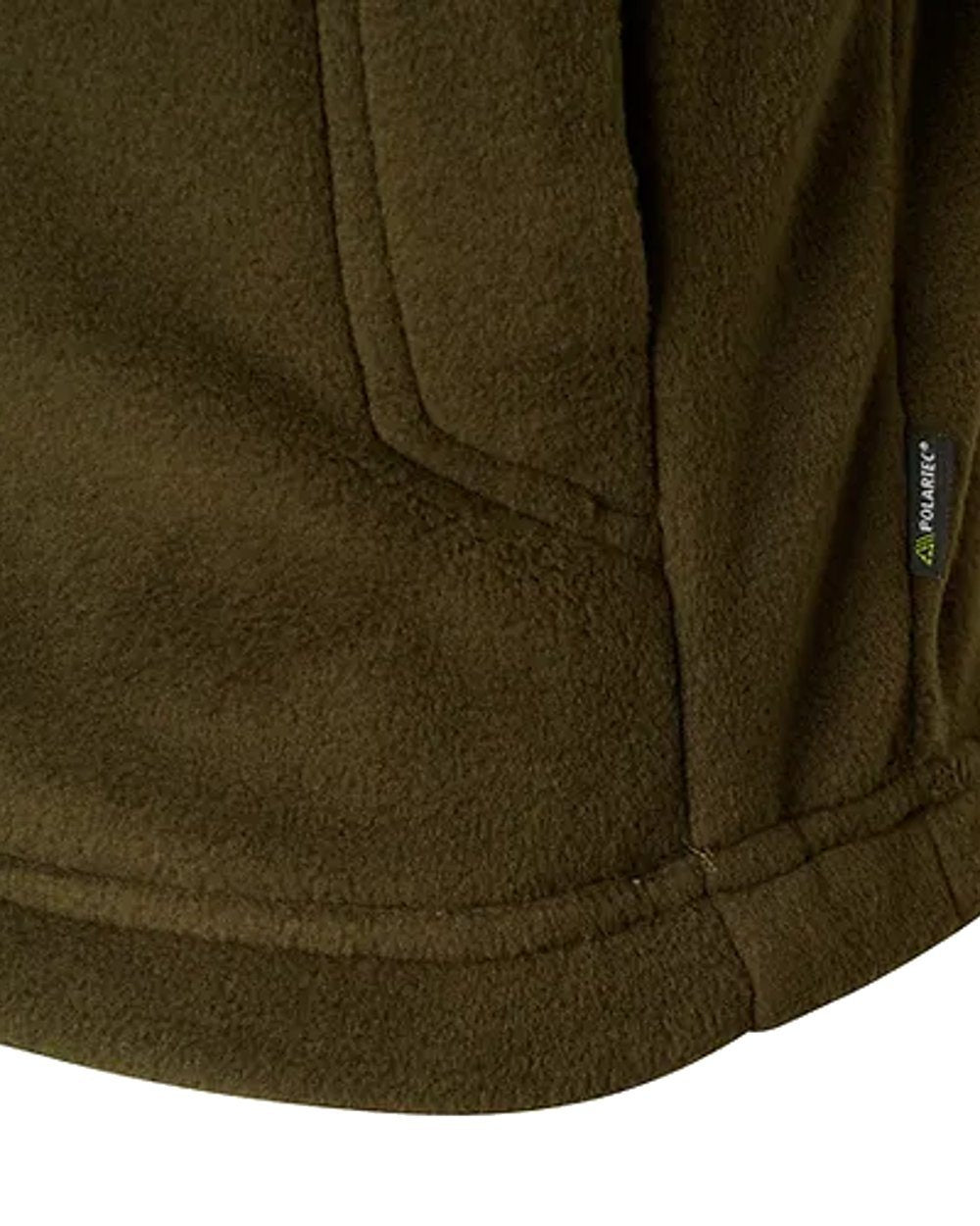 Fern Coloured Harehill Birtles Gilet on white background 