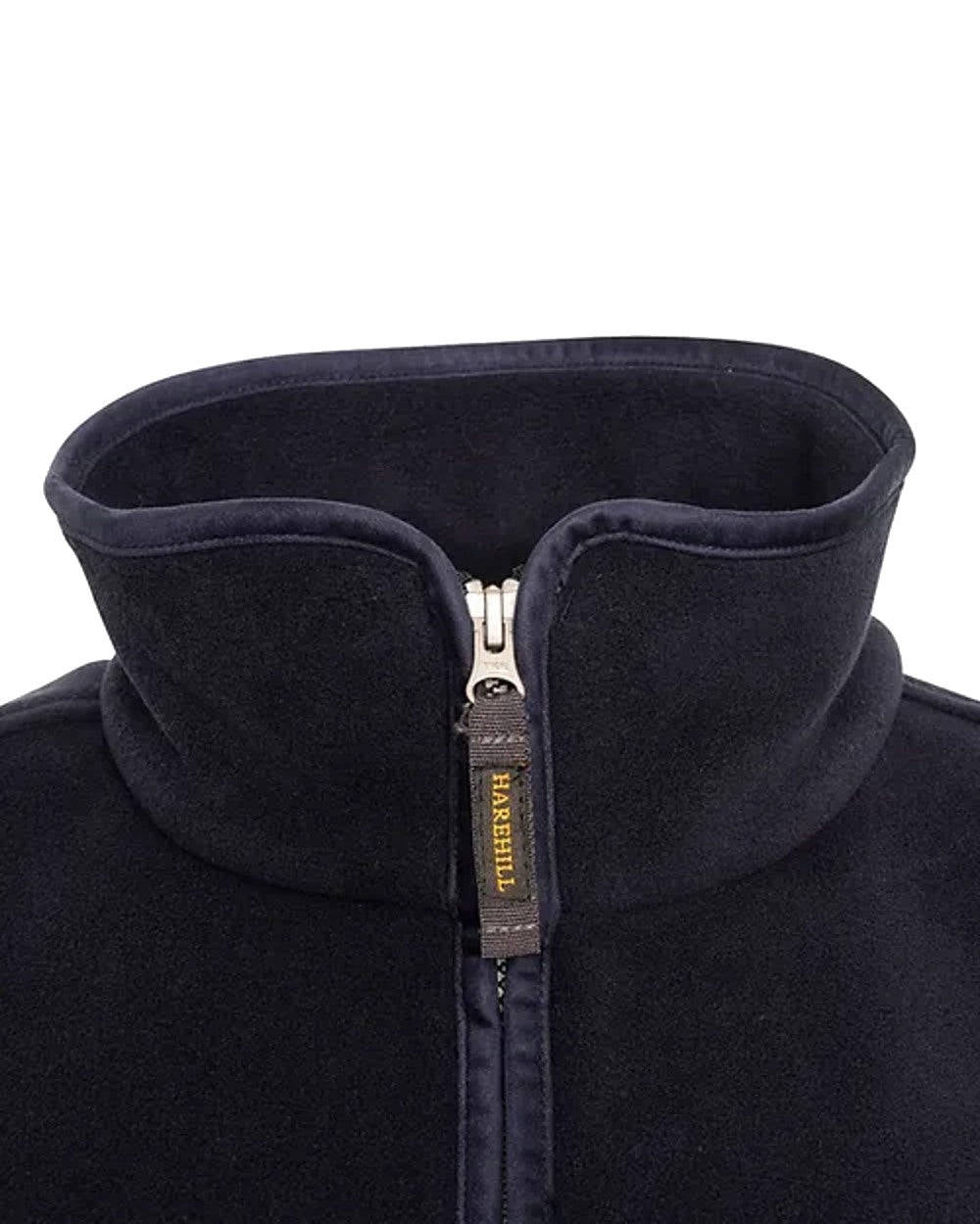 Midnight Coloured Harehill Birtles Gilet on white background 