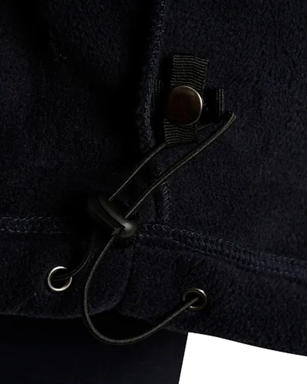 Midnight Coloured Harehill Birtles Gilet on white background 