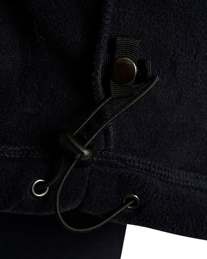 Midnight Coloured Harehill Birtles Gilet on white background 