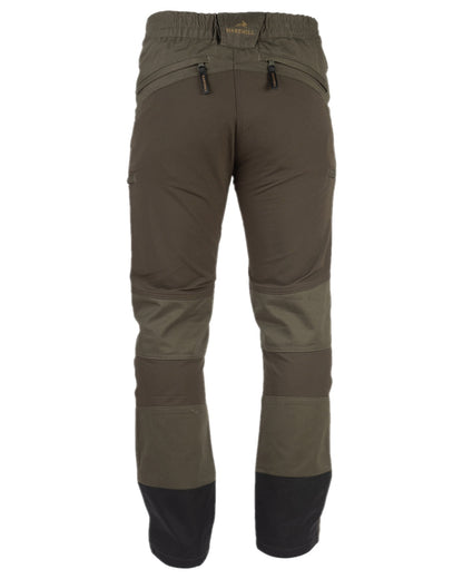 Forest Shade Coloured Harehill Ridgegate Shooting Trousers on outdoor background 