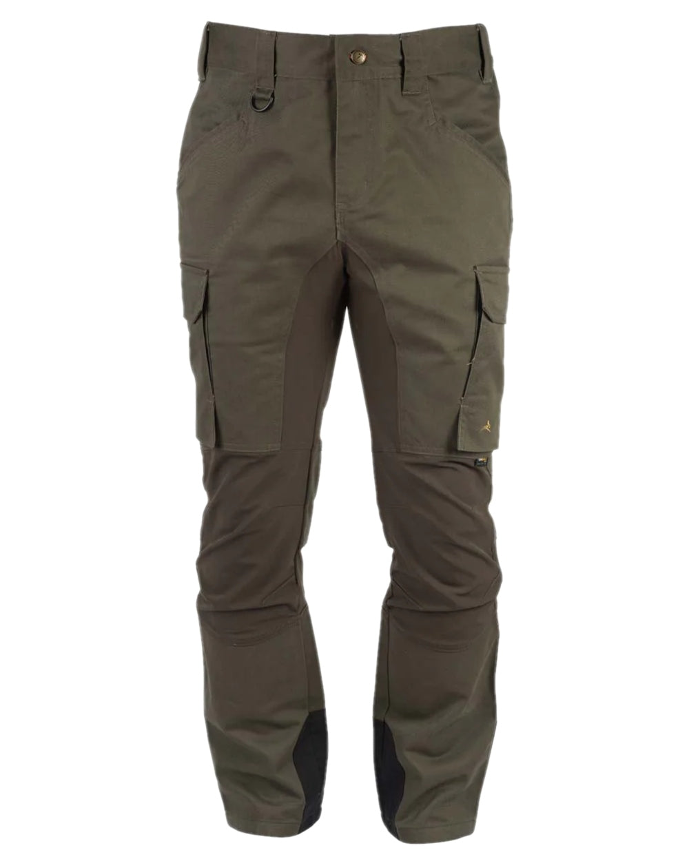 Forest Shade Coloured Harehill Ridgegate Shooting Trousers on white background 