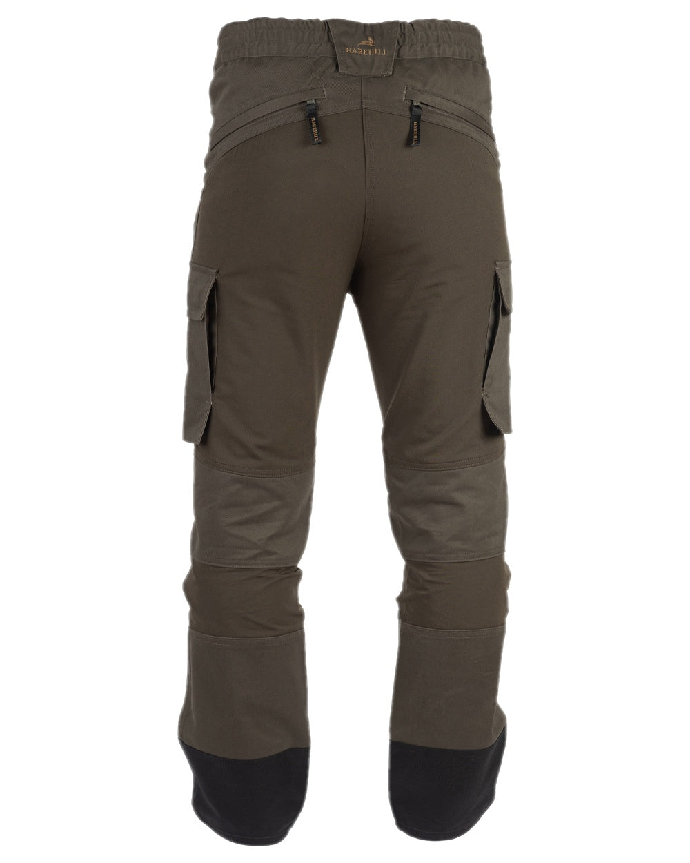 Forest Shade Coloured Harehill Ridgegate Shooting Trousers with Bellow Pockets on white background 