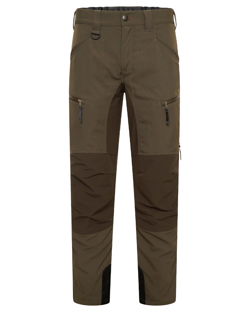 Forest Shade Coloured Harehill Waterproof Ridgegate Trousers on white background 