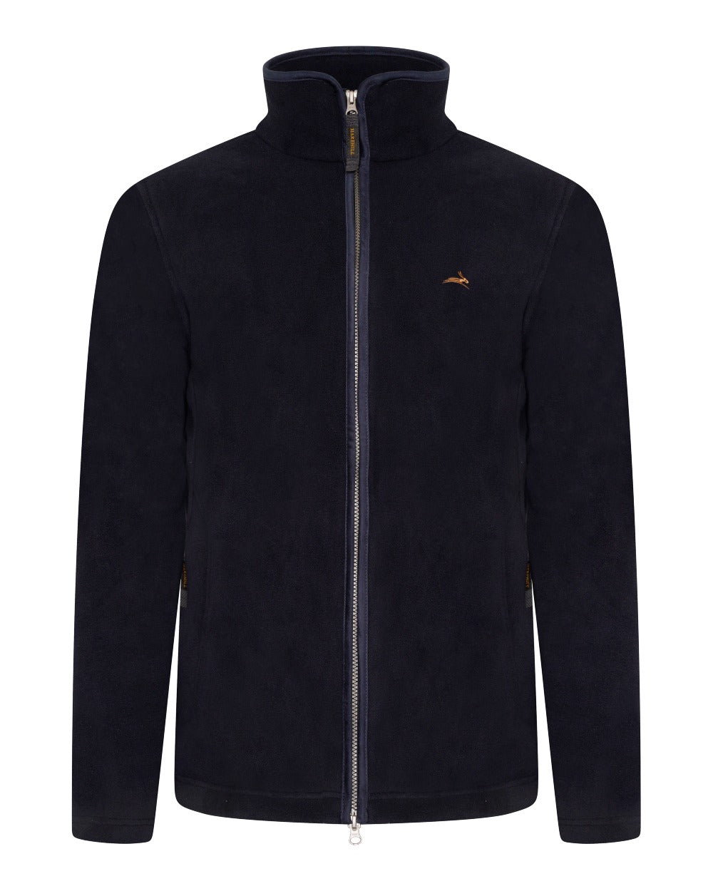 Midnight Coloured Harehill Birtles Fleece Jacket On A White Background 