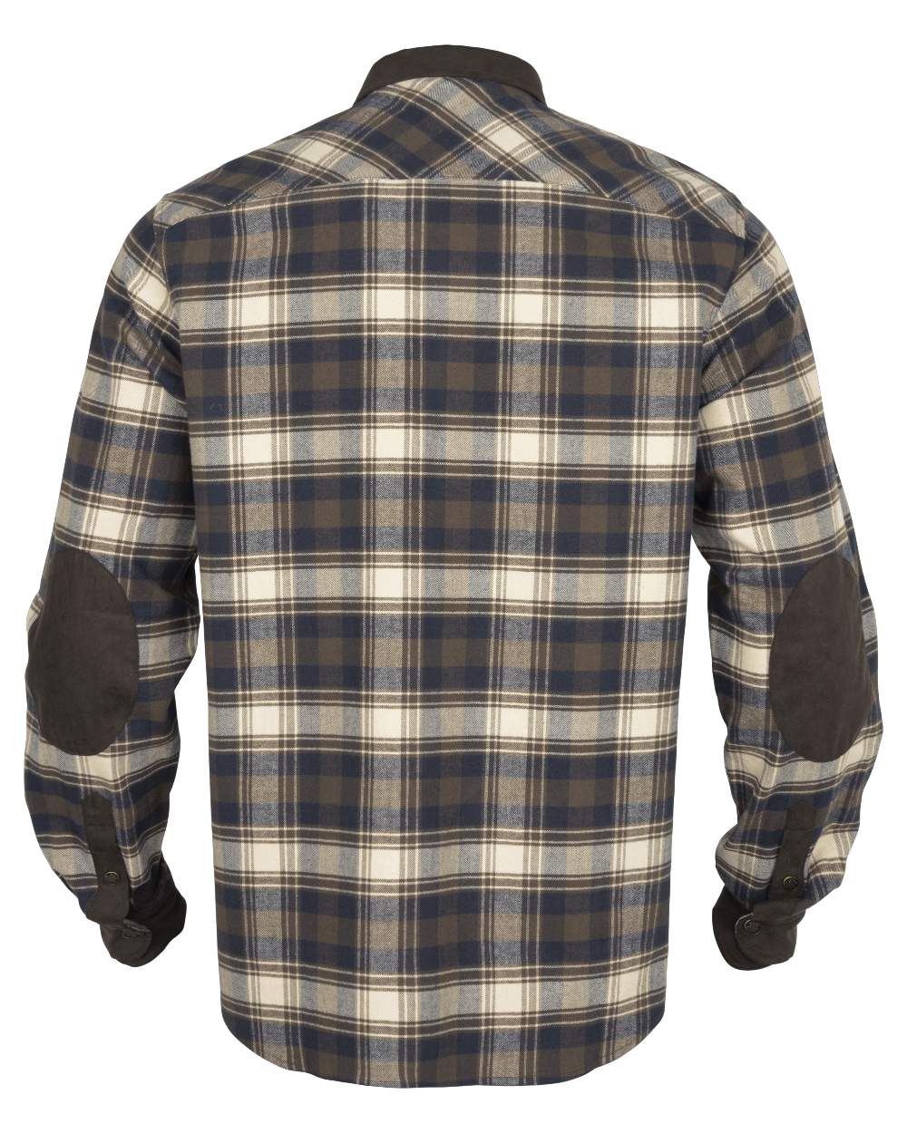 Turkish Coffee Coloured Harkila Aivak Long Sleeved Shirt on white background 