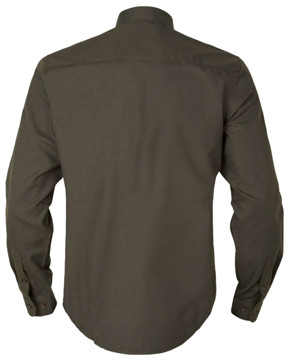 Willow Green Coloured Harkila Alto Long Sleeve Shirt on white background 