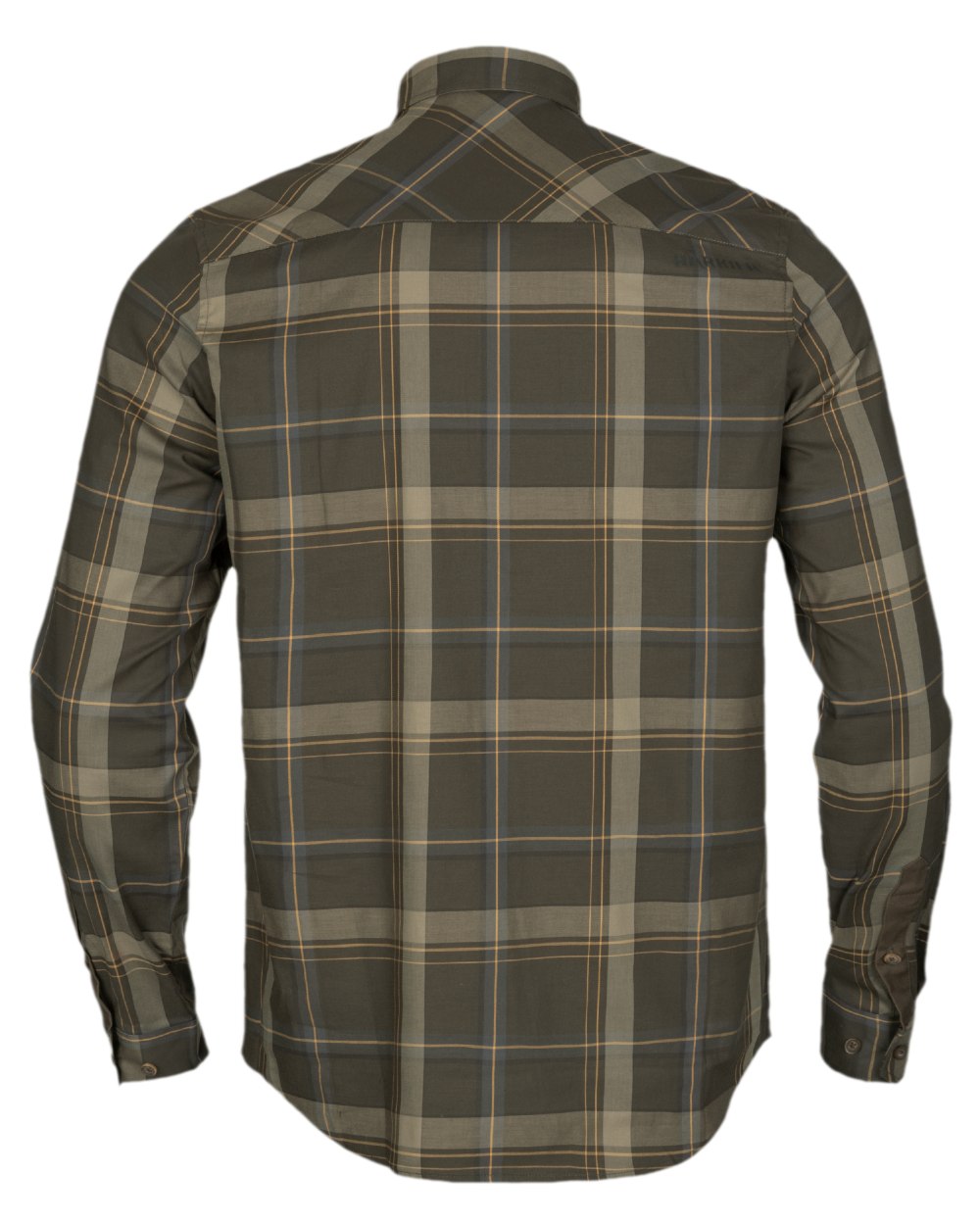 Willow Green Coloured Harkila Anker Long Sleeve Shirt on white background 