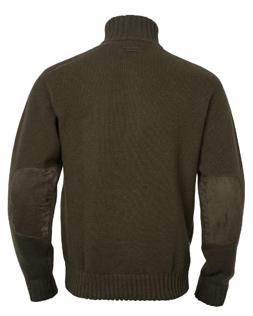 Willow Green coloured Harkila Annaboda WSP Knit Half Zip on white background 