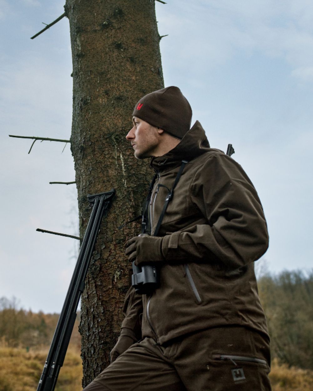 Hunting Green Coloured Hunting Green on outdoor background 