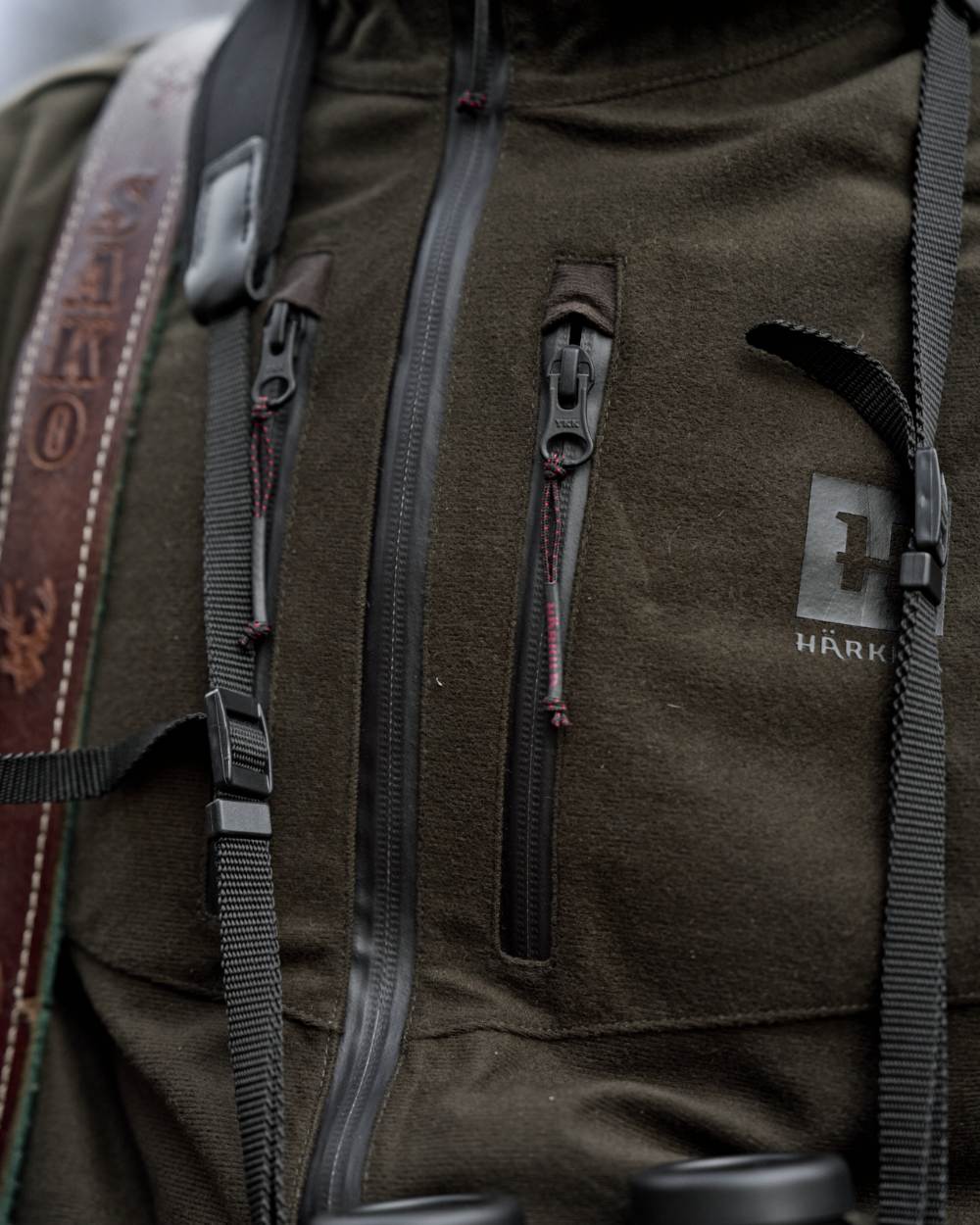 Hunting Green Coloured Hunting Green on outdoor background 