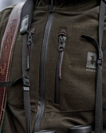 Hunting Green Coloured Hunting Green on outdoor background 