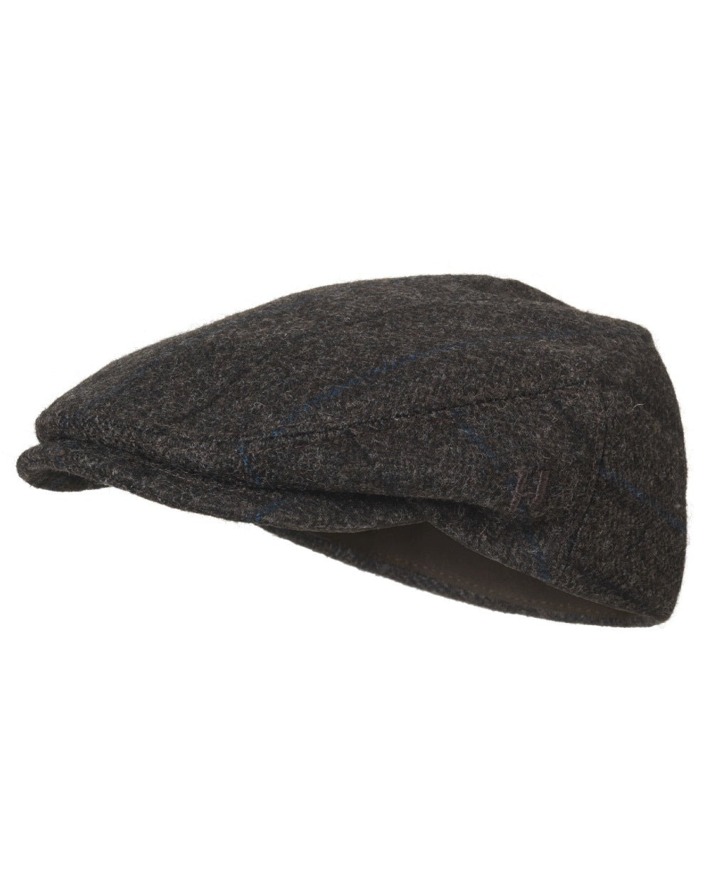 Demitasse Brown Coloured Harkila Badanloch Flat Cap on white background 