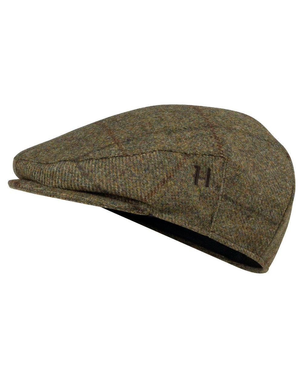 Golden Willow Coloured Harkila Badanloch Flat Cap on white background 