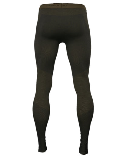Dark Willow Green Coloured Harkila Base Active Long Johns on white background 
