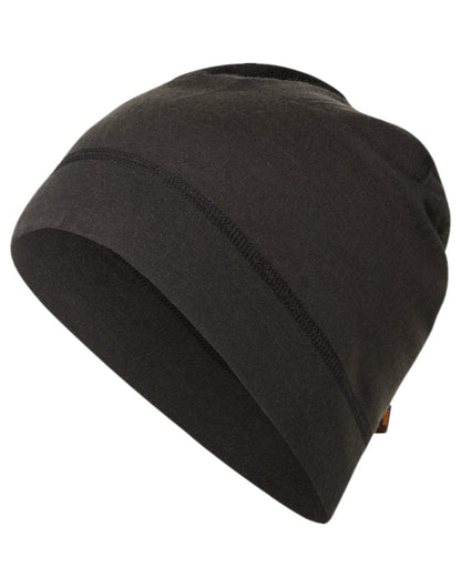 Shadow Brown Coloured Harkila Base All Season Beanie on white background 