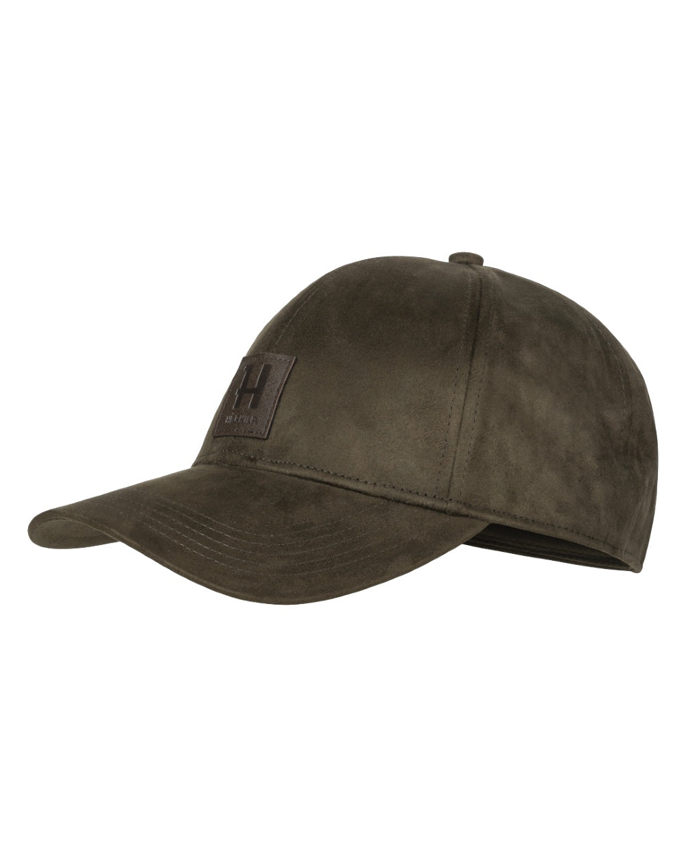 Hunting Green Coloured Harkila Berkshire Cap on white background 