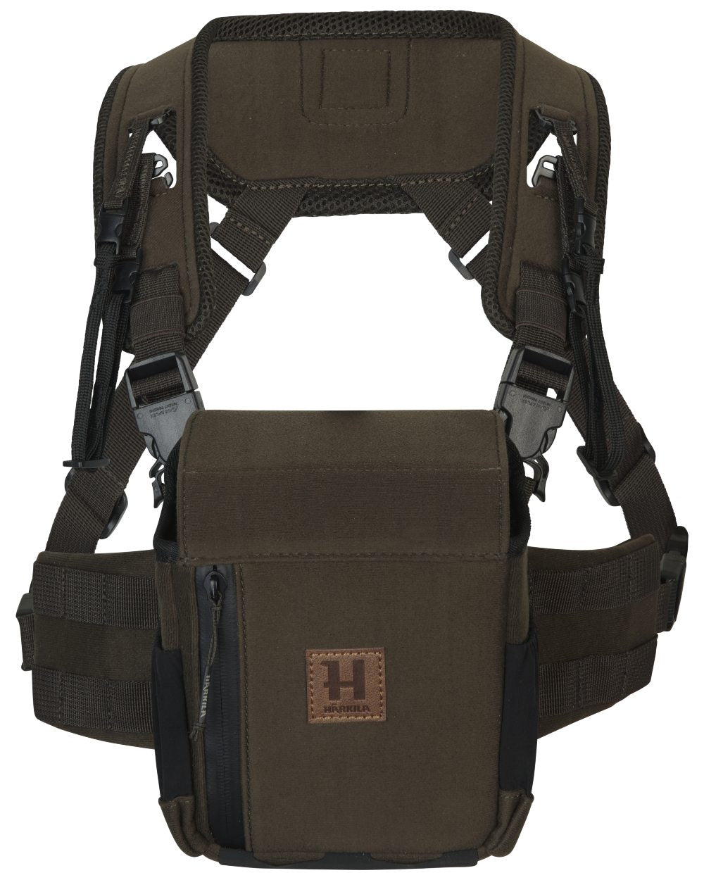 Dark Willow Green coloured Harkila Bino Harness on white background 