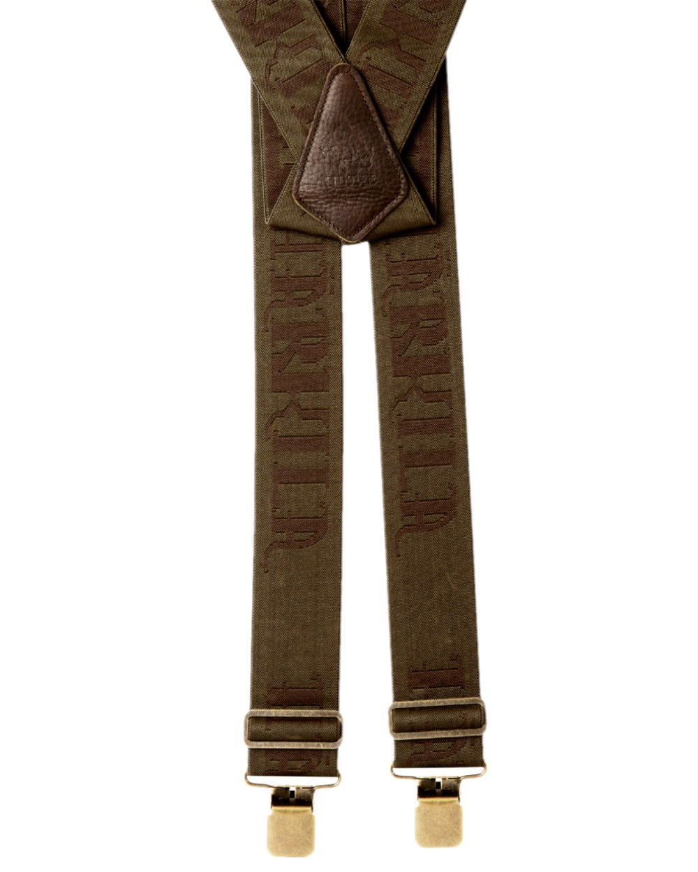 Green Coloured Harkila Carl-Eric Braces on white background 