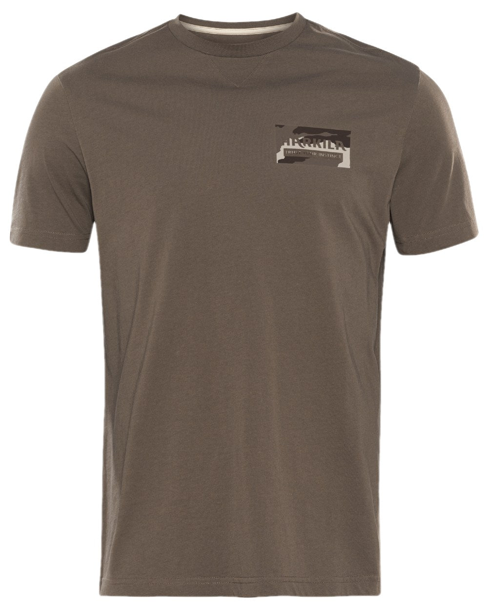Brown Granite Coloured Harkila Core T-Shirt on white background 