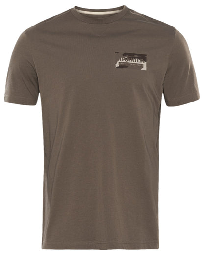 Brown Granite Coloured Harkila Core T-Shirt on white background 