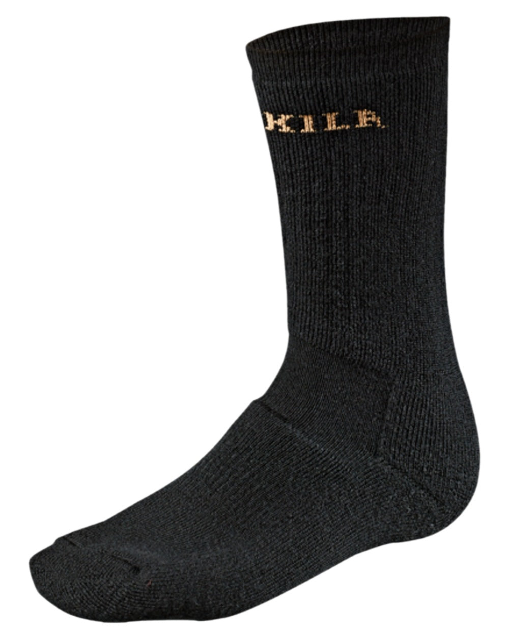 Black Coloured Harkila Dayhiker Socks on white background 