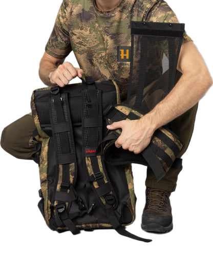 Axis MSP Forest Coloured Harkila Deer Stalker Backpack on white background 