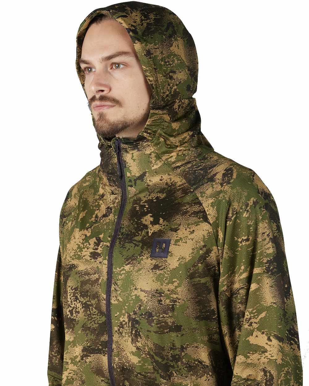 Axis Forest colour Harkila Deer Stalker Camo Cover Jacket on white background 