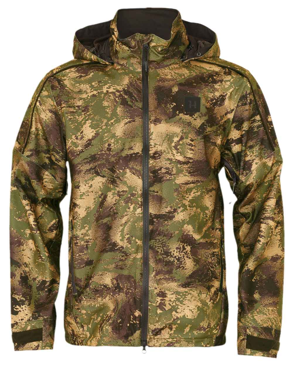 AXIS Forest Coloured Harkila Deer Stalker Camo HWS Jacket on white background 
