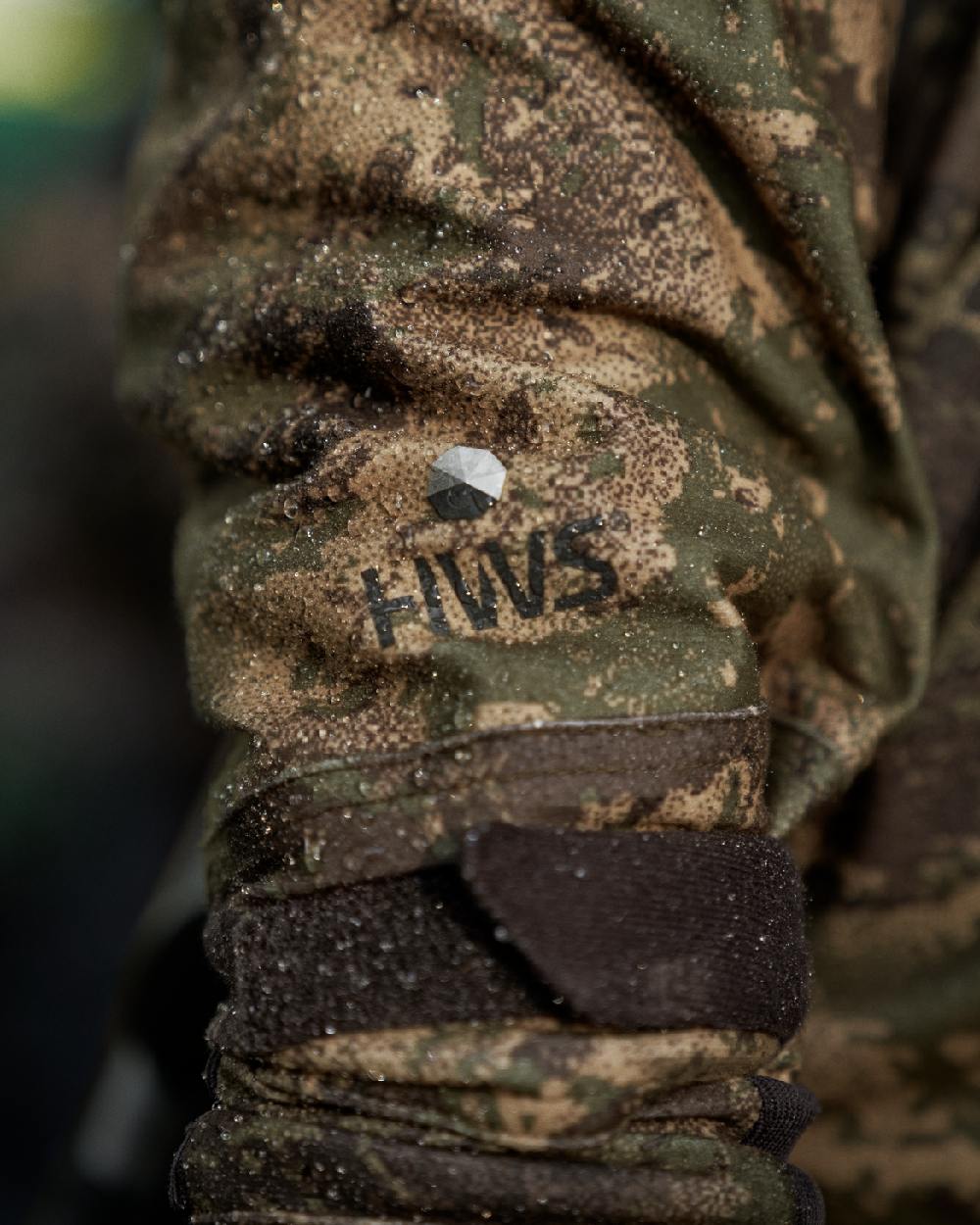 AXIS Forest Coloured Harkila Deer Stalker Camo HWS Jacket on forest background 