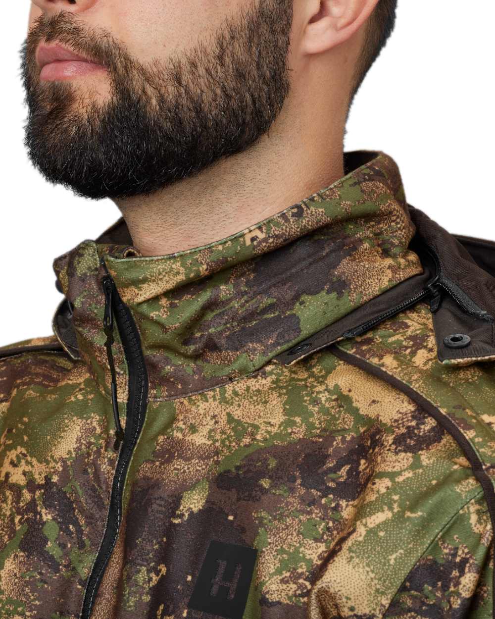 AXIS Forest Coloured Harkila Deer Stalker Camo HWS Jacket on white background 