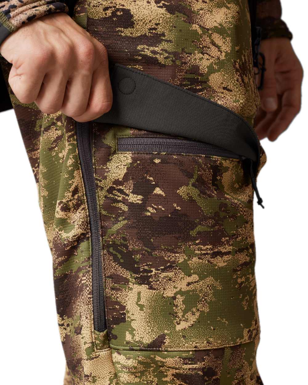 AXIS Forest Coloured Harkila Deer Stalker Camo Light Trousers on white background 