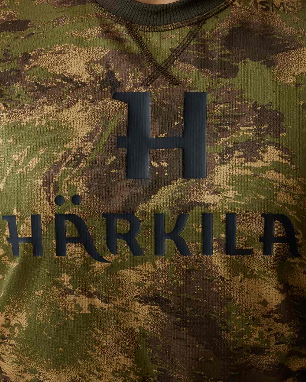 AXIS Forest Coloured Harkila Deer Stalker Camo Long Sleeve T-Shirt on white background 