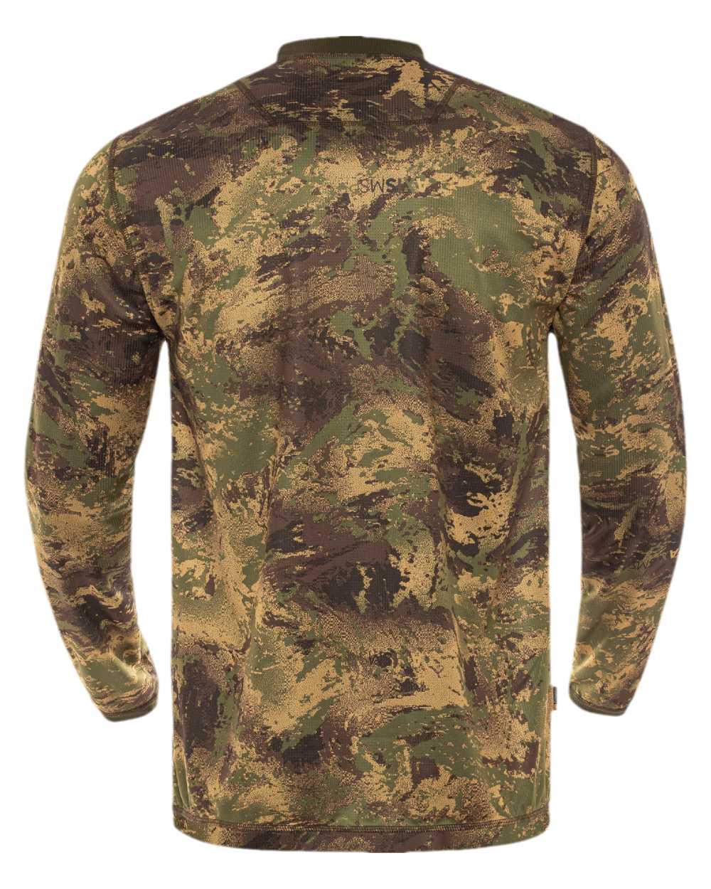 AXIS Forest Coloured Harkila Deer Stalker Camo Long Sleeve T-Shirt on white background 