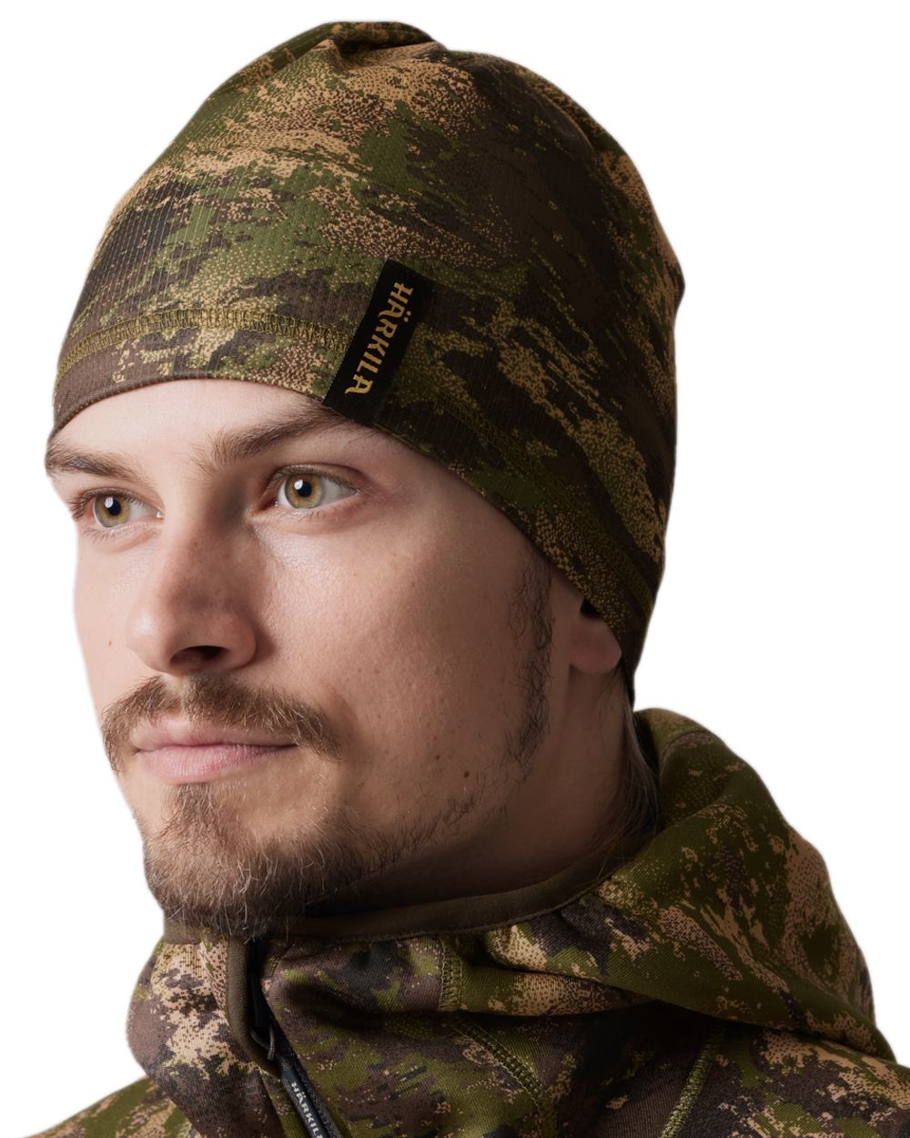 AXIS Forest Coloured Harkila Deer Stalker Camo Neck Gaiter on white background 