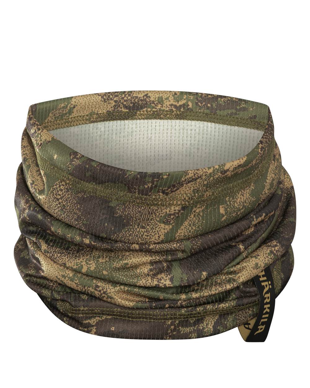 Axis Forest coloured Harkila Deer Stalker Camo Neck Gaiter on white background 