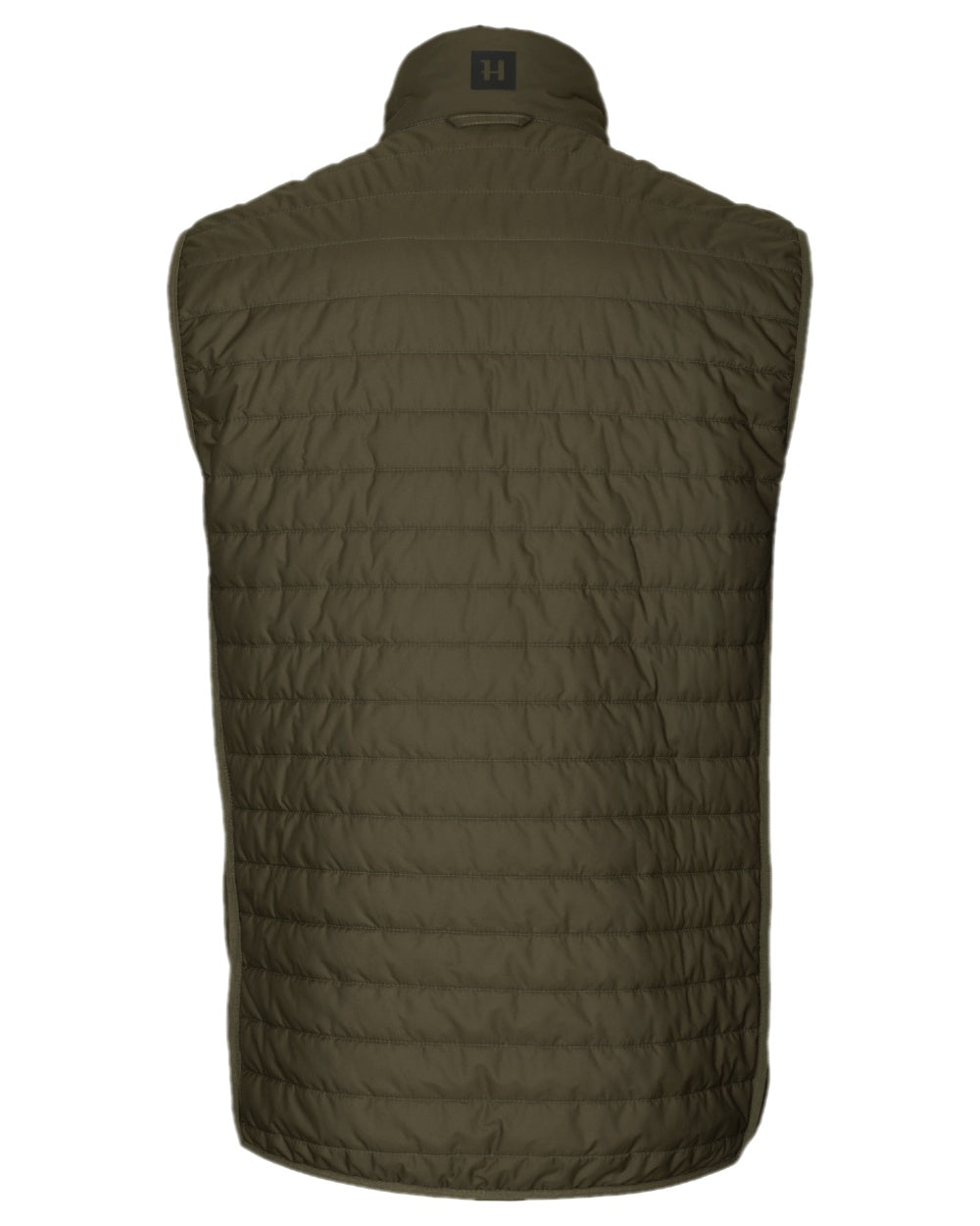 Willow Green AXIS Forest Coloured Harkila Deer Stalker Camo Reversible Packable Waistcoat on white background 