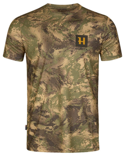 AXIS Forest Coloured Harkila Deer Stalker Camo Short Sleeve T-Shirt on white background 