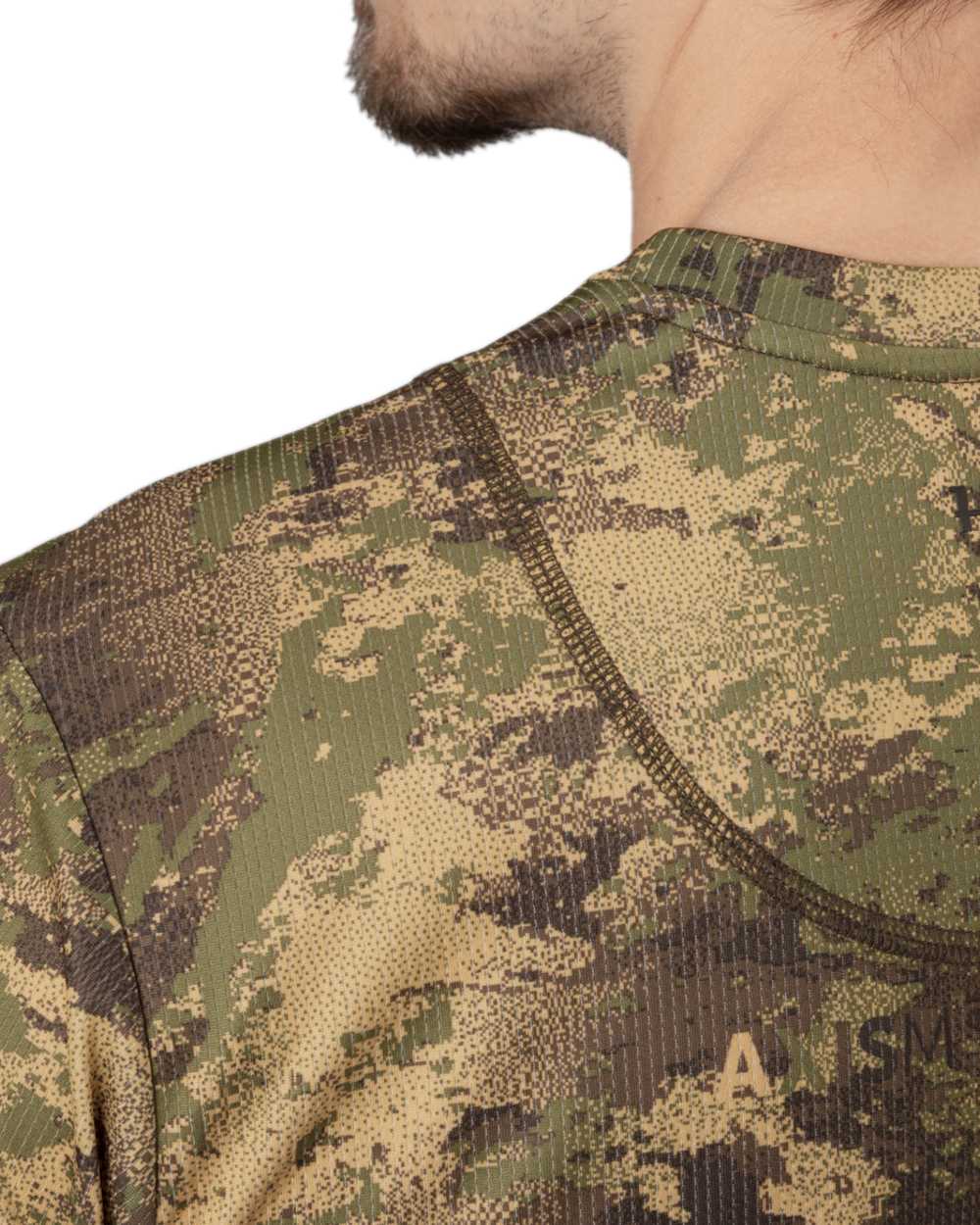 AXIS Forest Coloured Harkila Deer Stalker Camo Short Sleeve T-Shirt on    white background 