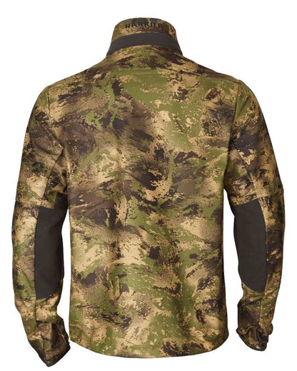 Axis Forest coloured Harkila Deer Stalker Camo WSP Fleece Jacket on white background 