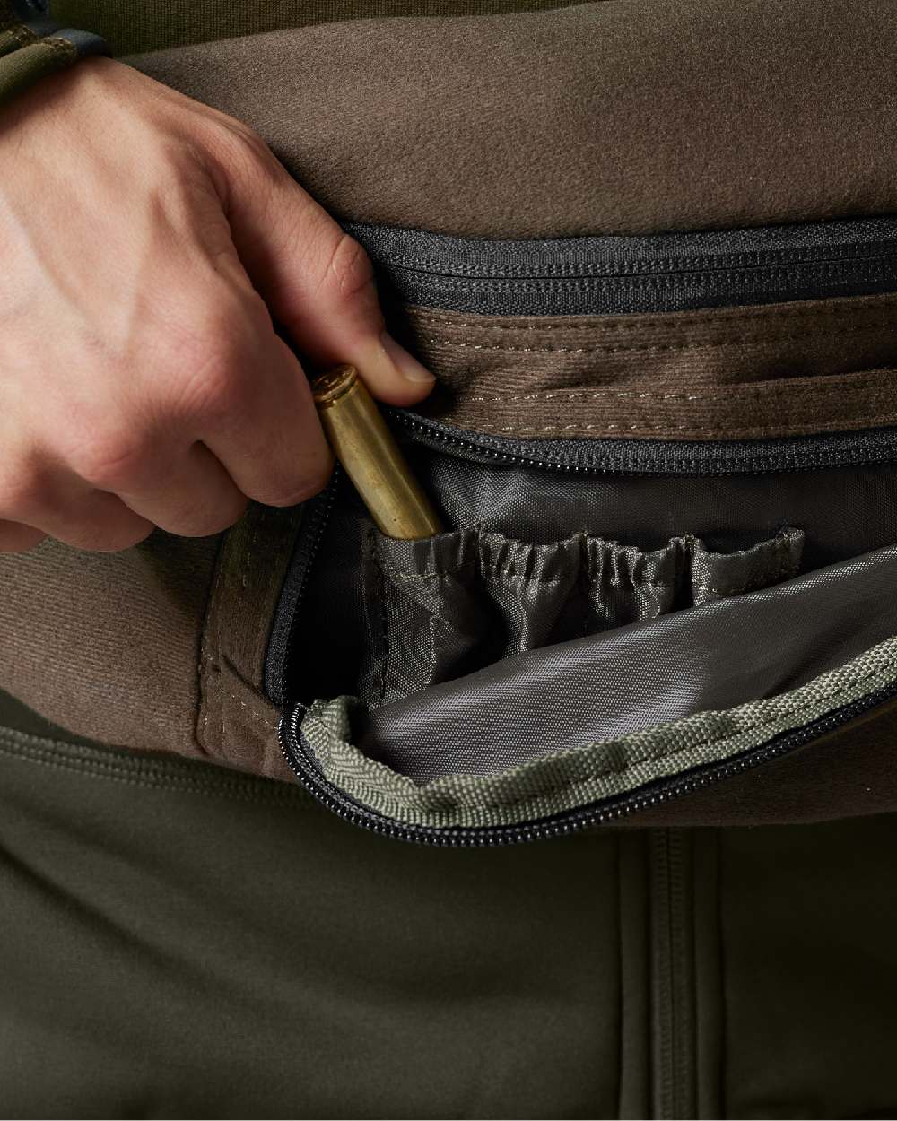 Willow Green Coloured Harkila Deer Stalker Waist Pack on white background 