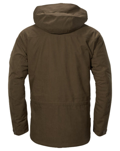 Willow Green Coloured Harkila Driven Hunt HWS Insulated Jacket on white background 